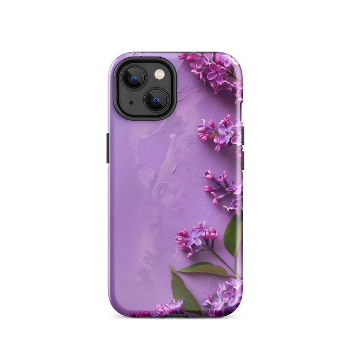 Purple Floral Case | iPhone 11–16 Pro Max Luxury Shell Cover | Iconskins