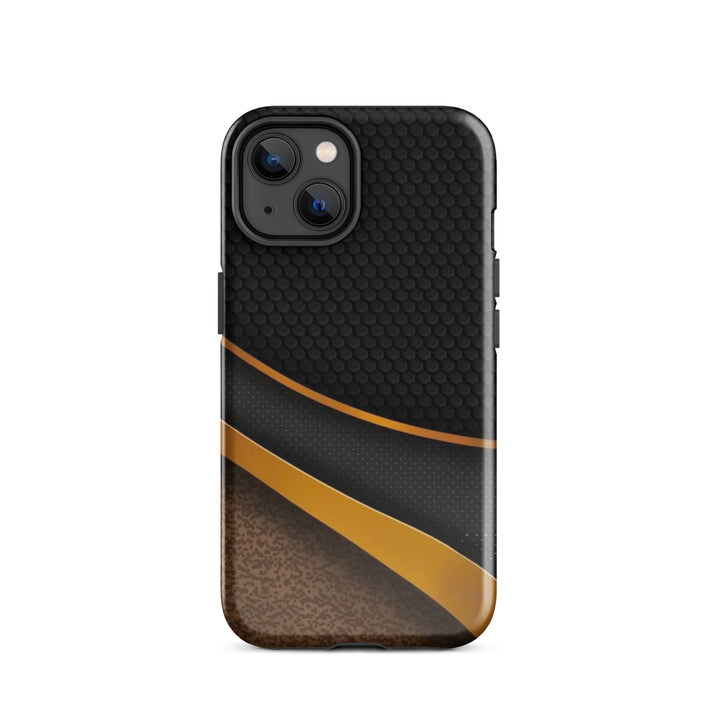 Textured Gold & Black Case | iPhone 16 Pro Max Shell | Icon Skins