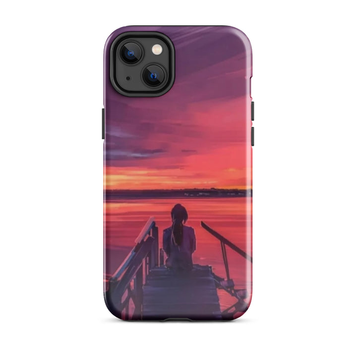 Sunset Lake View Case | iPhone 11 - 16 Pro Max Scenic Nature Shell | Iconskins
