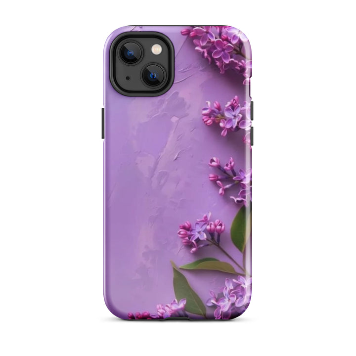 Purple Floral Case | iPhone 11–16 Pro Max Luxury Shell Cover | Iconskins