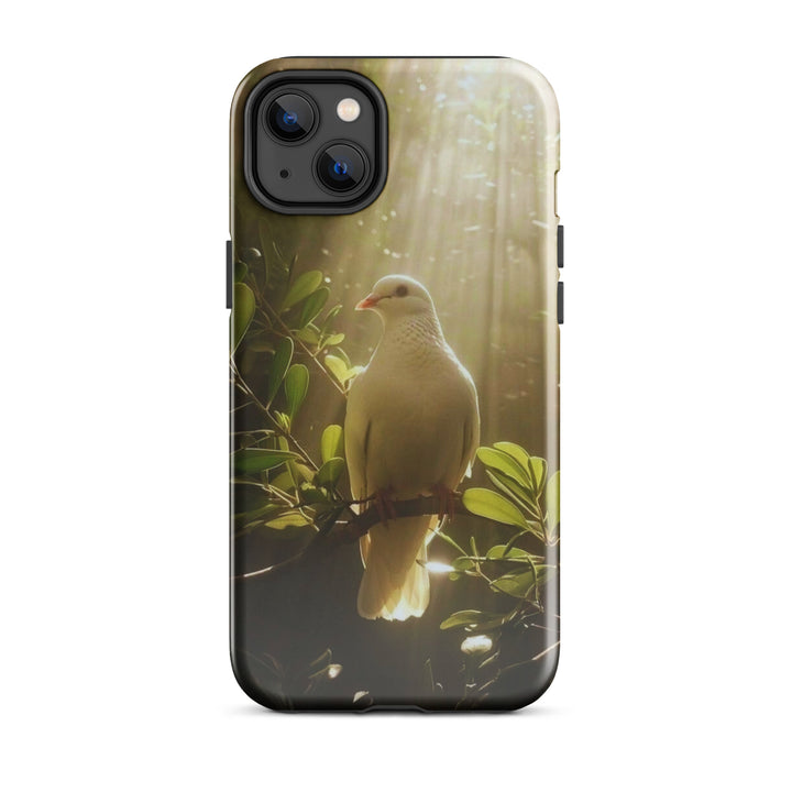 White Dove Sunlight Case | iPhone 11 - 16 Pro Max Peaceful Shell | Icon Skins