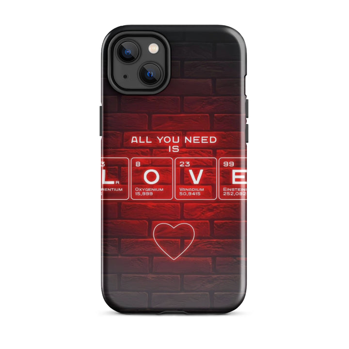 Neon Heart Brick Wall Case | iPhone 16 Pro Max Shell | Icon Skins