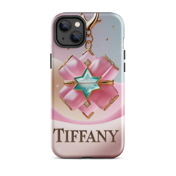 Tiffany Jewel Charm Case | iPhone 11 - 16 Pro Max Elegant Shell | Icon Skins 