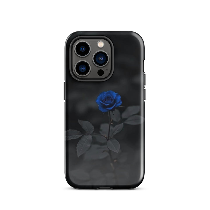 Blue Rose Dark Case | iPhone 11 - 16 Pro Max Gothic Floral Shell | Iconskins