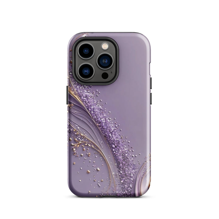 Elegant Violet Glitter Case | iPhone 16 Pro Max Luxury Sparkle Shell | Iconskins
