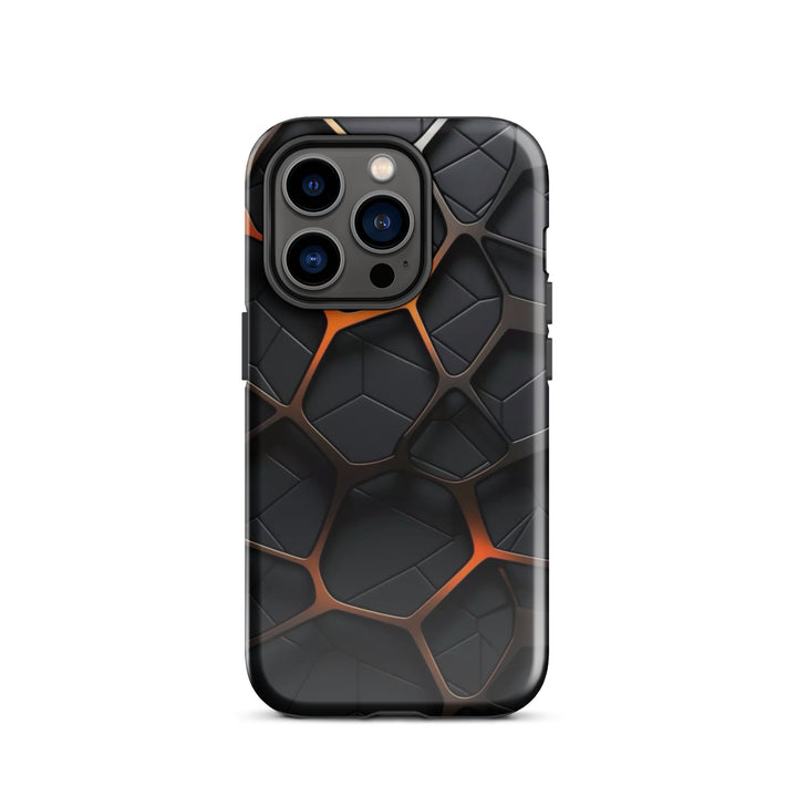 Cellular Honeycomb Case | iPhone 16 Pro Max Geometric Shell Design | Iconskins