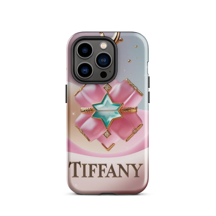 Tiffany Jewel Charm Case | iPhone 11 - 16 Pro Max Elegant Shell | Icon Skins 