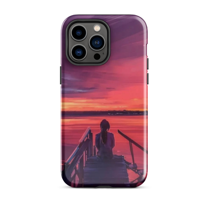 Sunset Lake View Case | iPhone 11 - 16 Pro Max Scenic Nature Shell | Iconskins