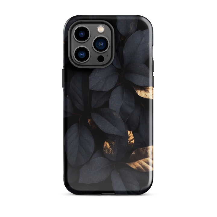 Dark Autumn Foliage Case | iPhone 11 - 16 Pro Max Nature Shell Cover | Iconskins