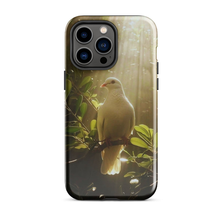 White Dove Sunlight Case | iPhone 11 - 16 Pro Max Peaceful Shell | Icon Skins