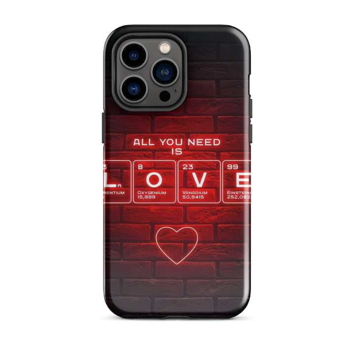 Neon Heart Brick Wall Case | iPhone 16 Pro Max Shell | Icon Skins