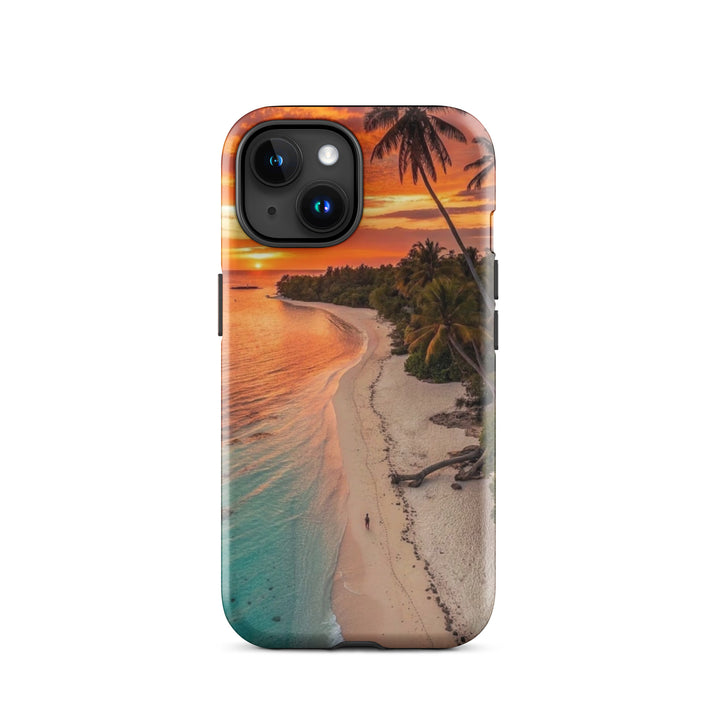 Vibrant Beach Sunset | iPhone 11 - 16 Pro Max Ocean Sunset Shell | Iconskins