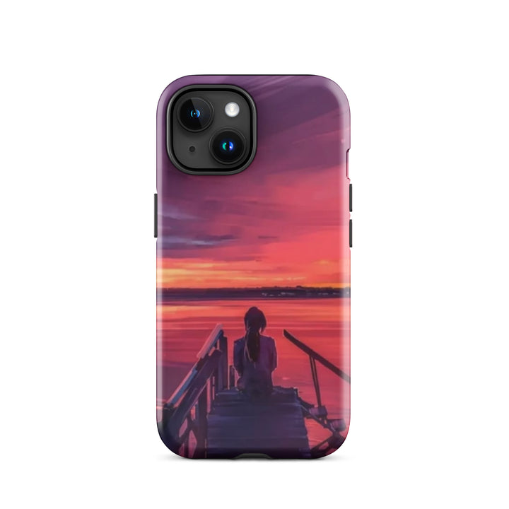 Sunset Lake View Case | iPhone 11 - 16 Pro Max Scenic Nature Shell | Iconskins