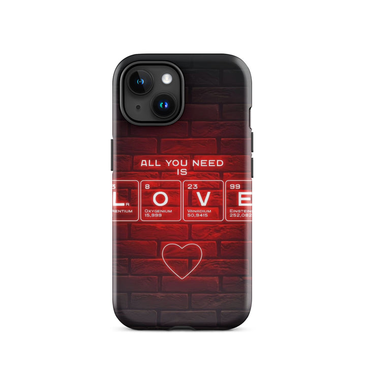 Neon Heart Brick Wall Case | iPhone 16 Pro Max Shell | Icon Skins