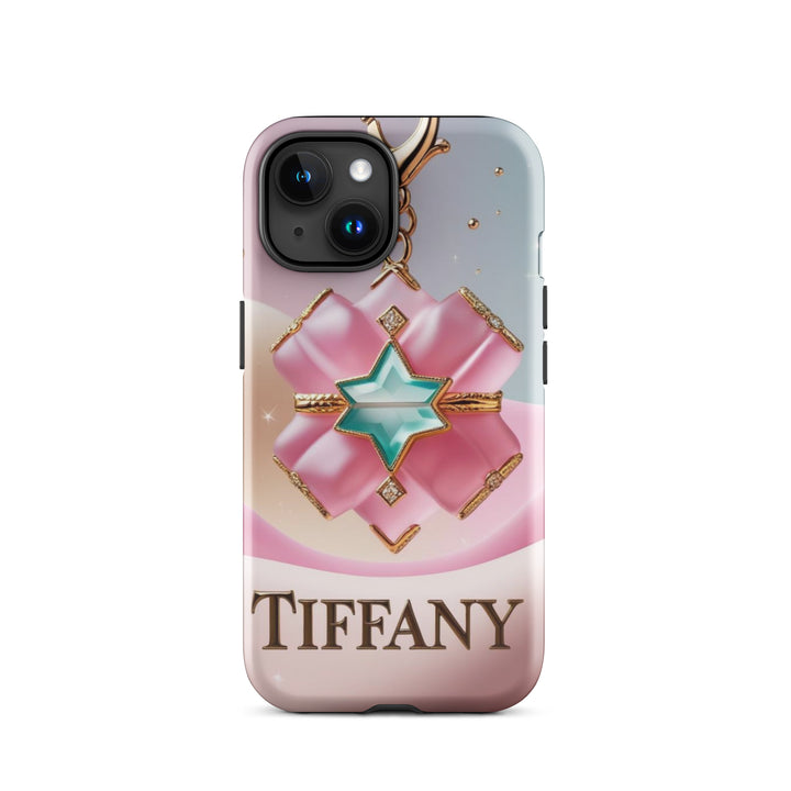 Tiffany Jewel Charm Case | iPhone 11 - 16 Pro Max Elegant Shell | Icon Skins 