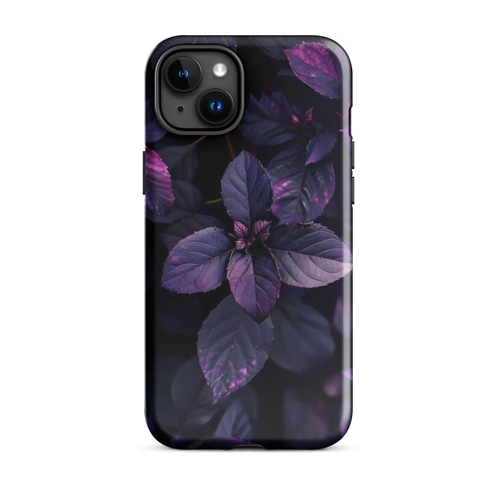 Purple Leaf Pattern | iPhone 11 - 16 Pro Max Nature-Inspired Shell | Iconskins
