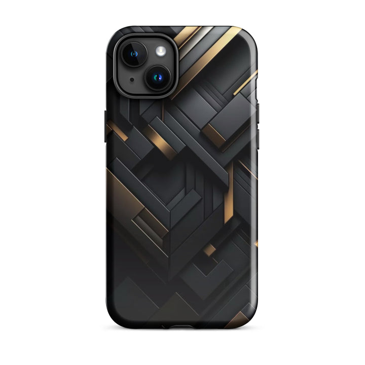 Abstract Gold and Black | iPhone 16 Pro Max Elegant Designer Shell | Iconskins