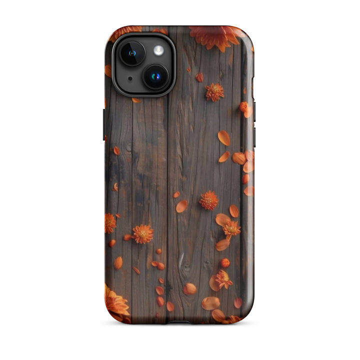 Falling Autumn Leaves Case | iPhone 11 - 16 Pro Max Nature Shell | Icon Skins