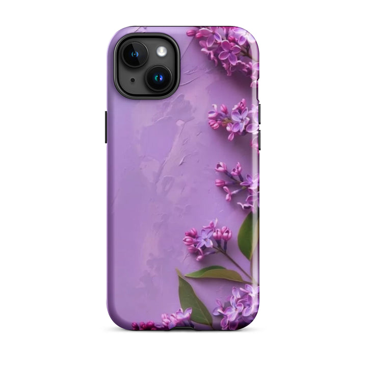 Purple Floral Case | iPhone 11–16 Pro Max Luxury Shell Cover | Iconskins