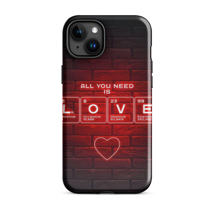 Neon Heart Brick Wall Case | iPhone 16 Pro Max Shell | Icon Skins