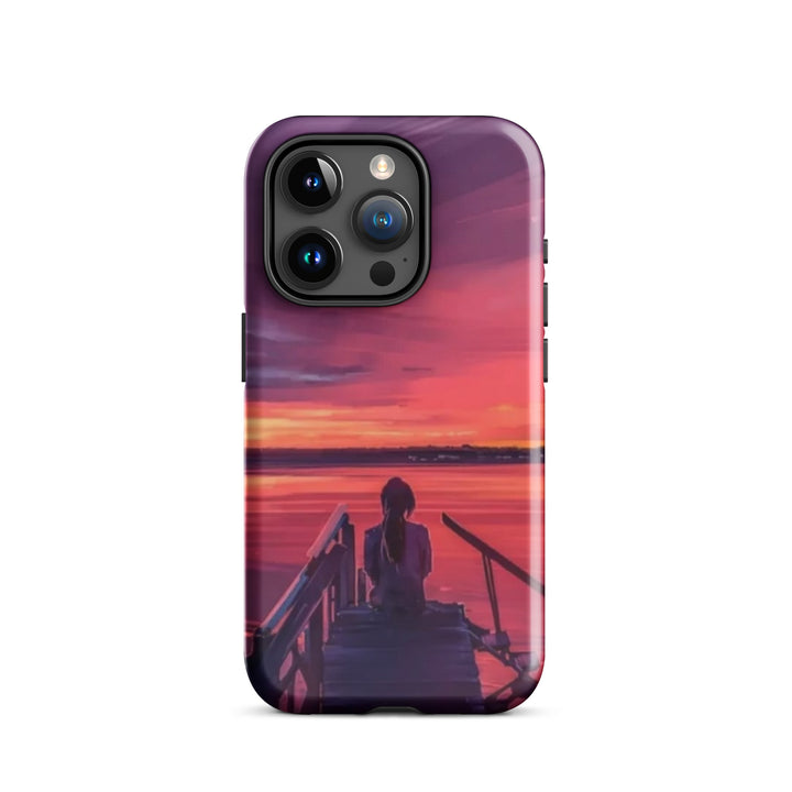 Sunset Lake View Case | iPhone 11 - 16 Pro Max Scenic Nature Shell | Iconskins