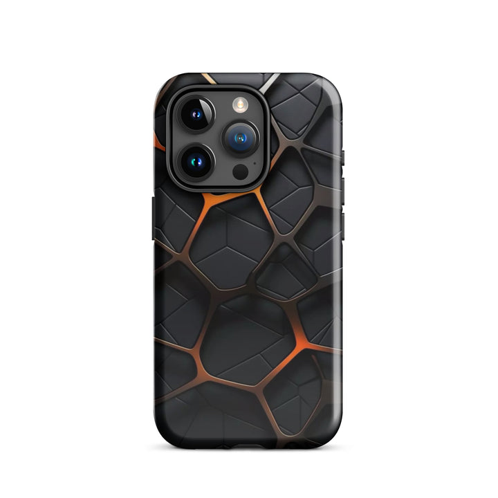 Cellular Honeycomb Case | iPhone 16 Pro Max Geometric Shell Design | Iconskins