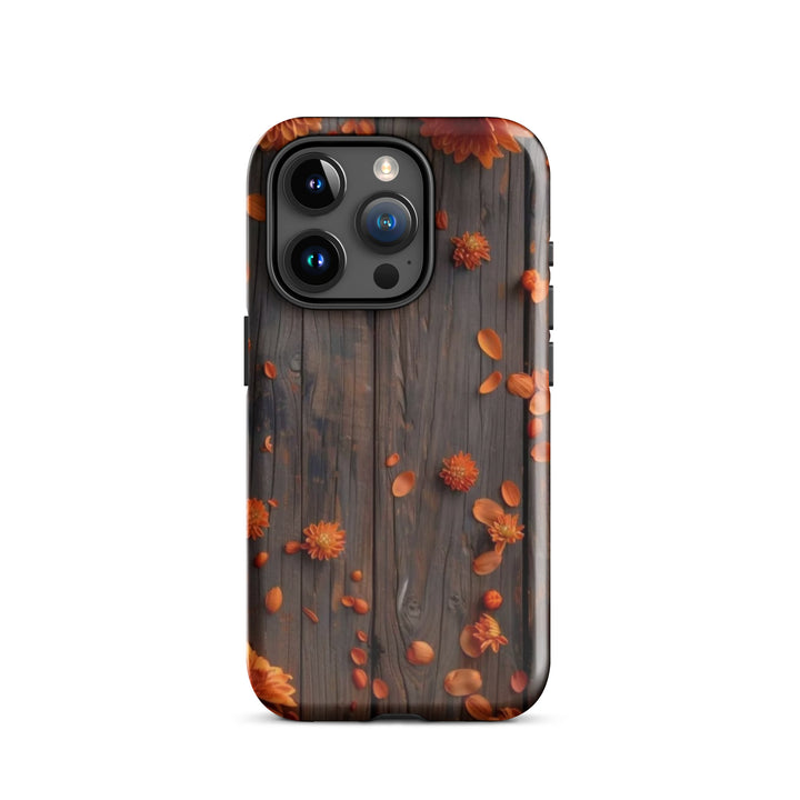 Falling Autumn Leaves Case | iPhone 11 - 16 Pro Max Nature Shell | Icon Skins