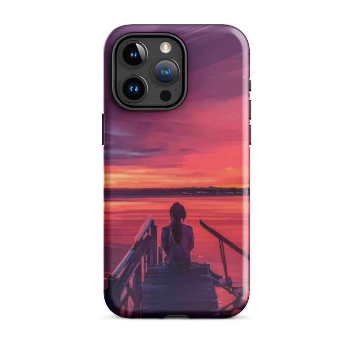 Sunset Lake View Case | iPhone 11 - 16 Pro Max Scenic Nature Shell | Iconskins