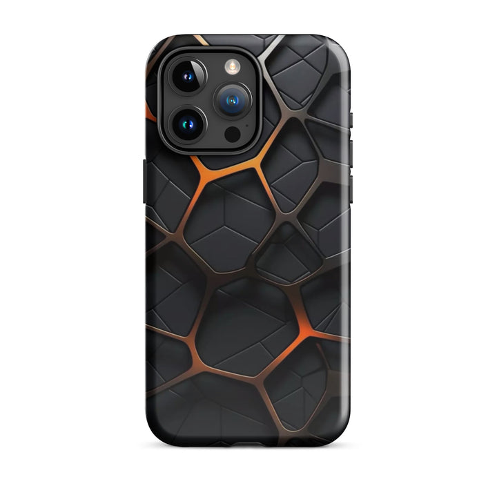 Cellular Honeycomb Case | iPhone 16 Pro Max Geometric Shell Design | Iconskins