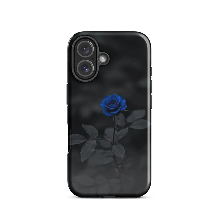 Blue Rose Dark Case | iPhone 11 - 16 Pro Max Gothic Floral Shell | Iconskins