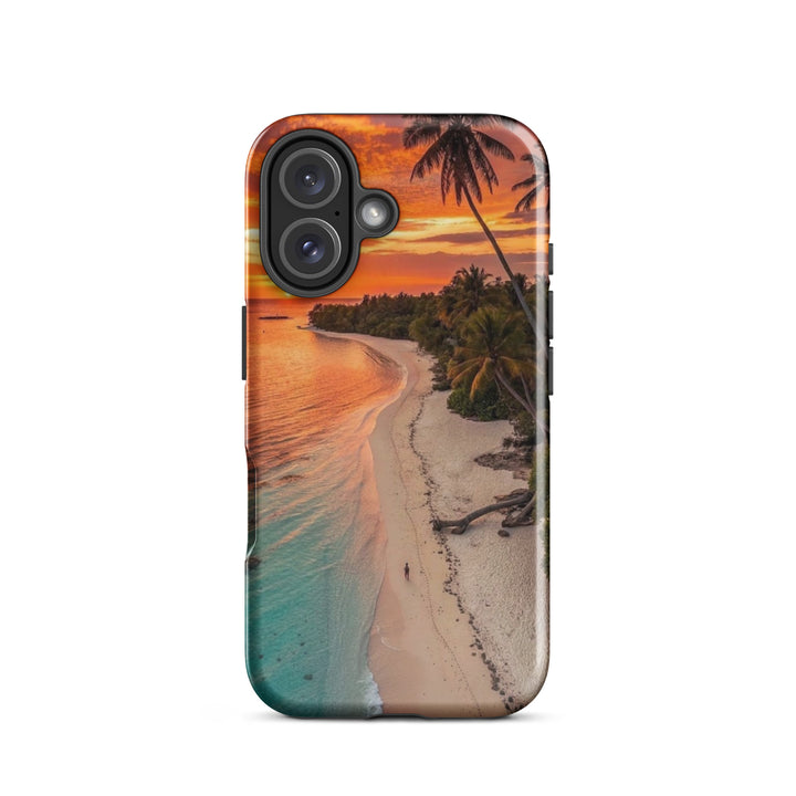 Vibrant Beach Sunset | iPhone 11 - 16 Pro Max Ocean Sunset Shell | Iconskins