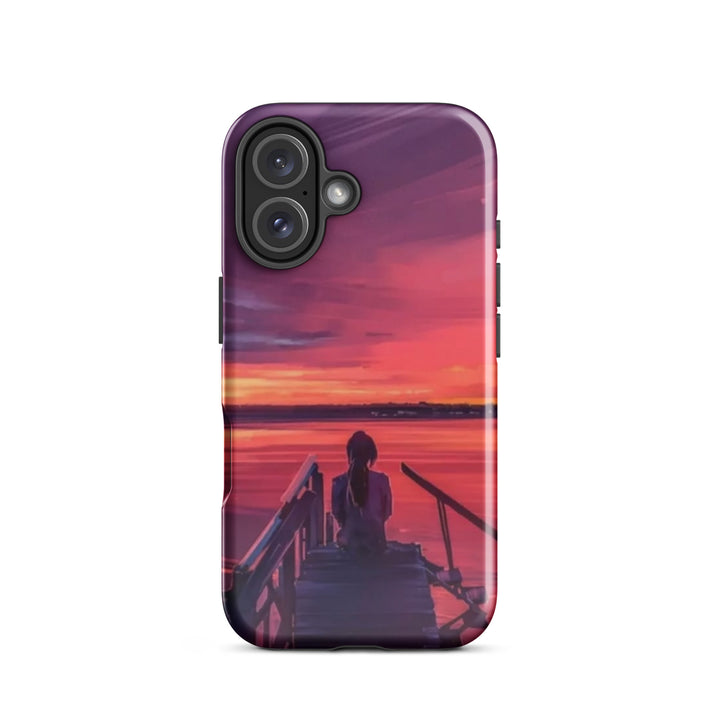 Sunset Lake View Case | iPhone 11 - 16 Pro Max Scenic Nature Shell | Iconskins