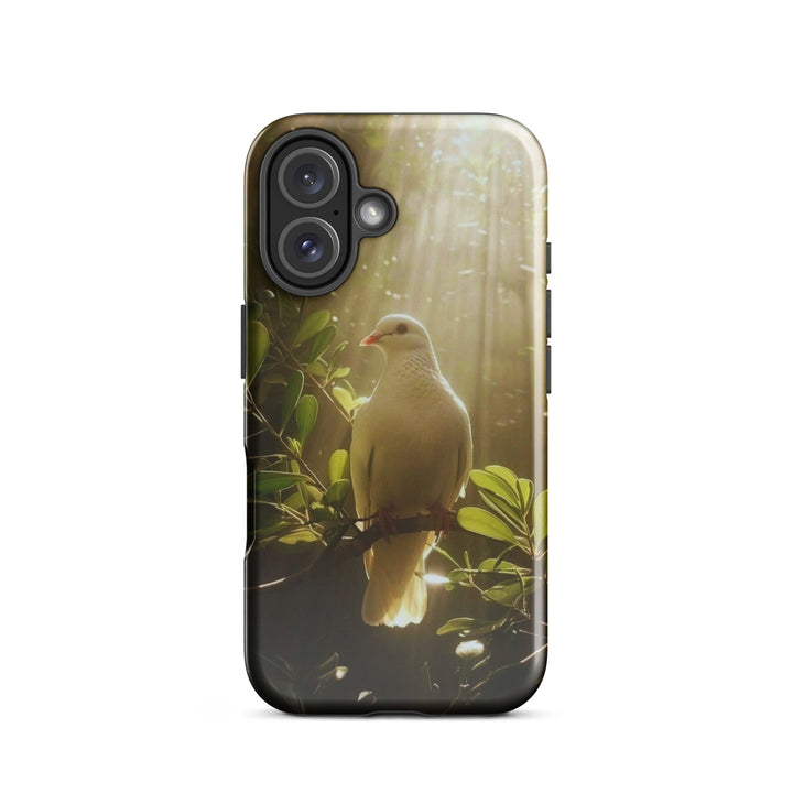 White Dove Sunlight Case | iPhone 11 - 16 Pro Max Peaceful Shell | Icon Skins