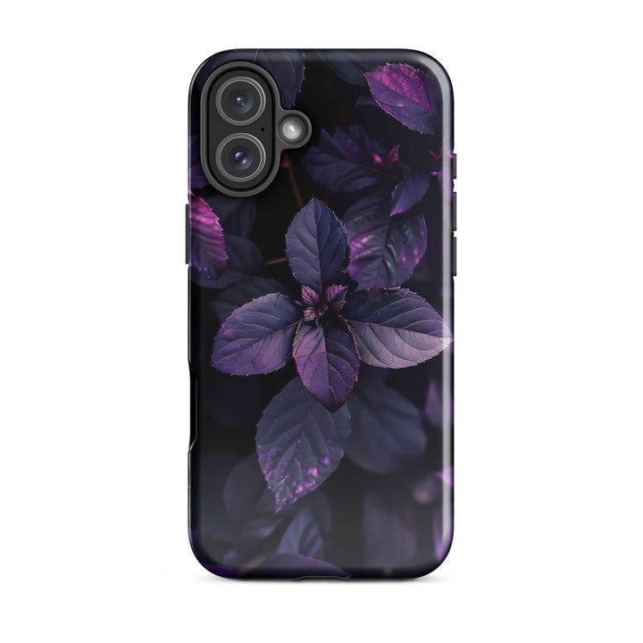 Purple Leaf Pattern | iPhone 11 - 16 Pro Max Nature-Inspired Shell | Iconskins