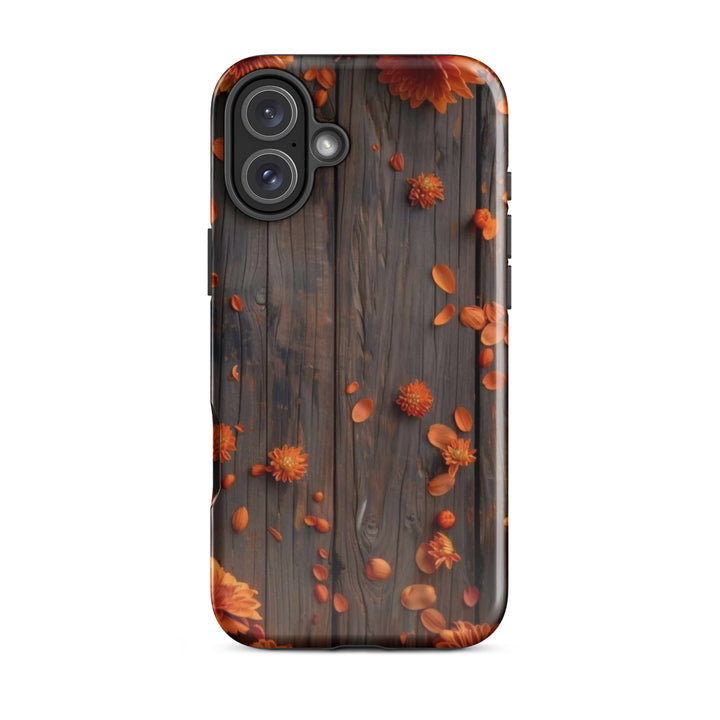 Falling Autumn Leaves Case | iPhone 11 - 16 Pro Max Nature Shell | Icon Skins