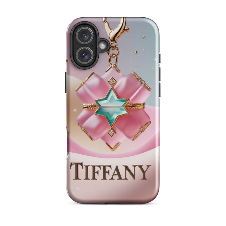 Tiffany Jewel Charm Case | iPhone 11 - 16 Pro Max Elegant Shell | Icon Skins 