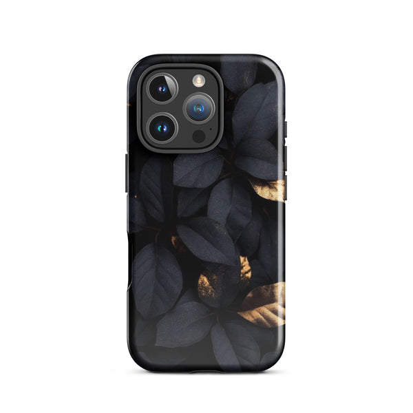 Dark Autumn Foliage Case | iPhone 11 - 16 Pro Max Nature Shell Cover | Iconskins