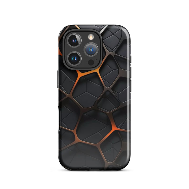 Cellular Honeycomb Case | iPhone 16 Pro Max Geometric Shell Design | Iconskins
