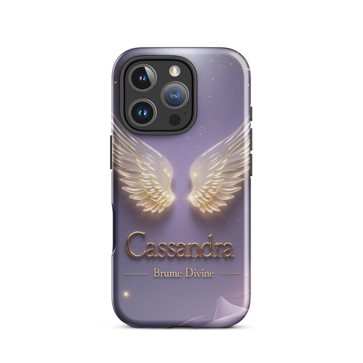 iPhone 16 Pro Golden Wings Lavender Case | Nature Inspired Luxury Shell | Icon Skins