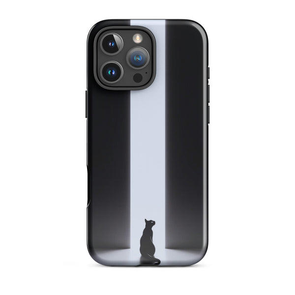 Shadow Cat Vision Case | iPhone 11–16 Pro Max Mysterious Cat Shell | Iconskins