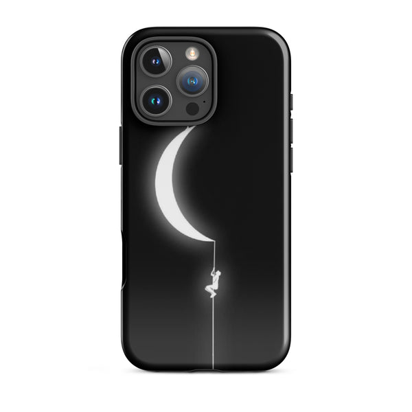Moon Climber Mobile Case | iPhone 11–16 Pro Max Celestial Shell | Iconskins