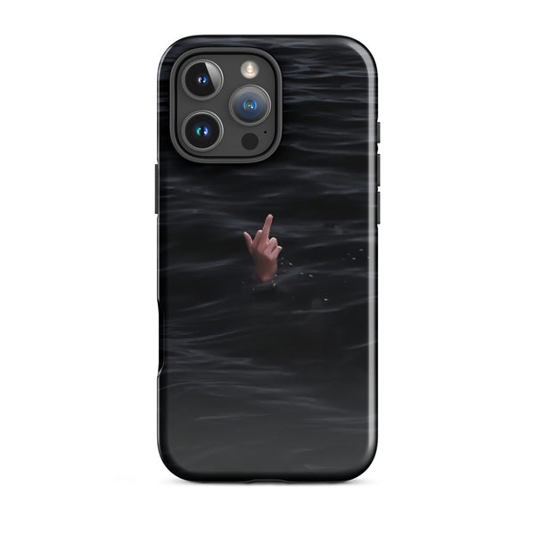 Defiance Water Mobile Case | iPhone 11–16 Pro Max Fluid Design Shell | Iconskins