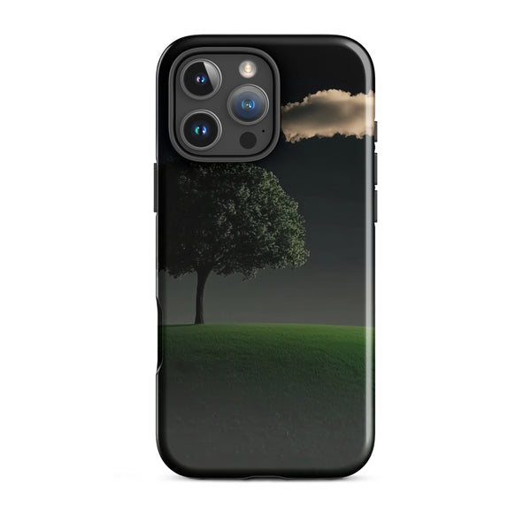 Solitary Tree Landscape Case | iPhone 11–16 Pro Max Nature Shell | Iconskins
