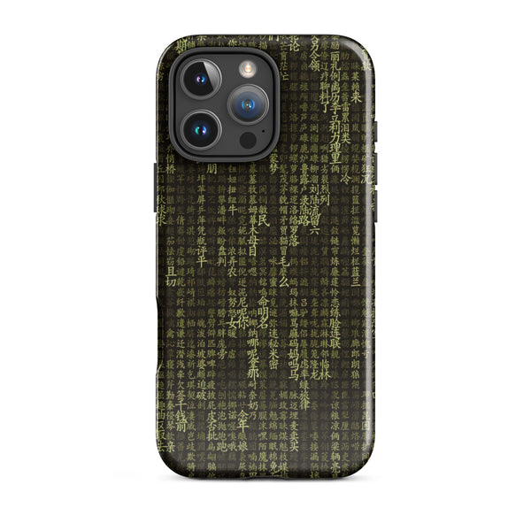 Ancient Text Inspired Case | iPhone 11–16 Pro Max Historic Script Shell | Iconskins