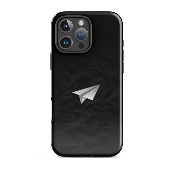 Paper Plane Crumpled Case | iPhone 11 - 16 Pro Max Creative Shell | Iconskins
