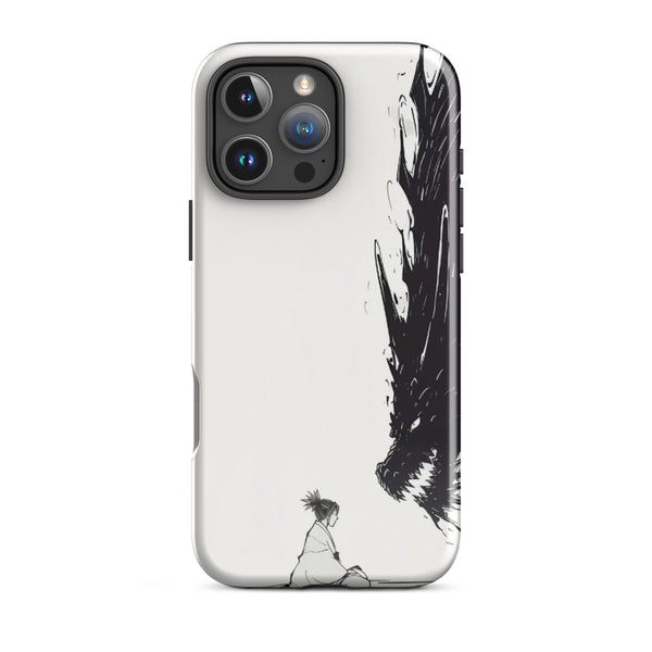 Shadow Warrior Art Case | iPhone 11 - 16 Pro Max Dark Silhouette Shell | Iconskins