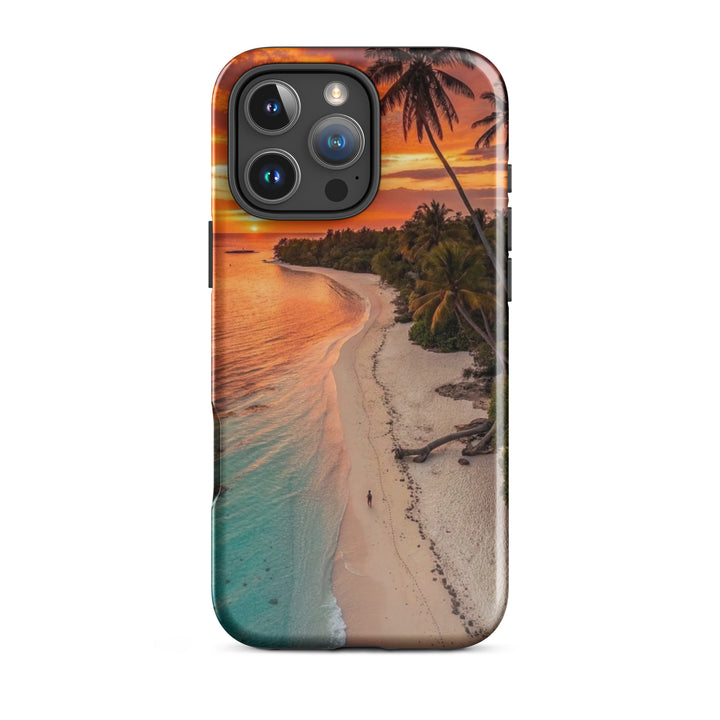 Vibrant Beach Sunset | iPhone 11 - 16 Pro Max Ocean Sunset Shell | Iconskins