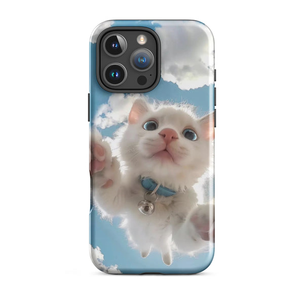 Cloud Kitty Case | iPhone 11 - 16 Pro Max Dreamy Cat Nature Shell | Iconskins