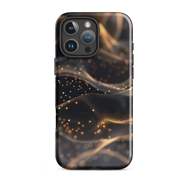 Glitzy Wave Case | iPhone 16 Pro Max Luxury Sparkling Designer Shell | Iconskins