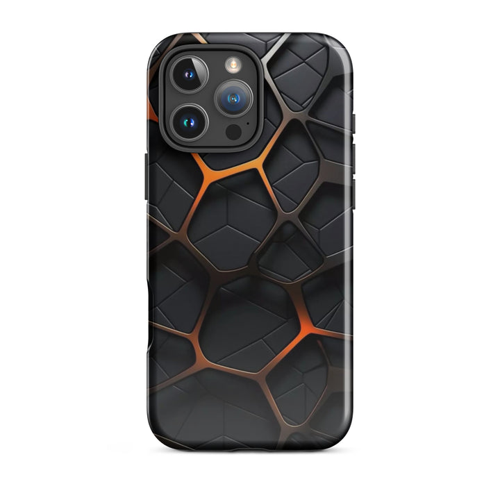 Cellular Honeycomb Case | iPhone 16 Pro Max Geometric Shell Design | Iconskins